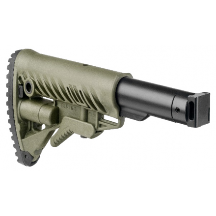 Приклад телескопический складной для САЙГА/AK-74M/АК-100-ые серии FAB-Defense M4-SAIGA